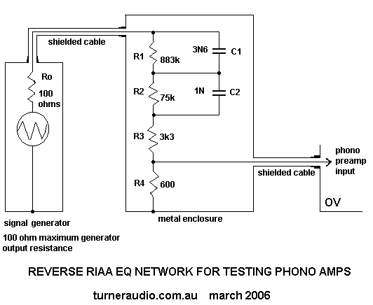 schematic RIAA
        reverse eq filter for RIAA.